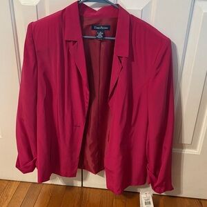 Evan Picone Women's Fuchsia Blazer